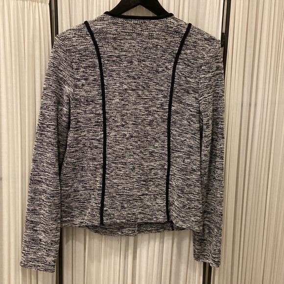 EUC Armani Exchange Knit Moto Jacket - Size Medium - Picture 2 of 4